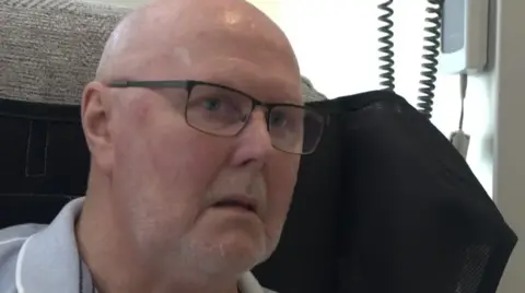 BBC Close up of Charlie Tostevin