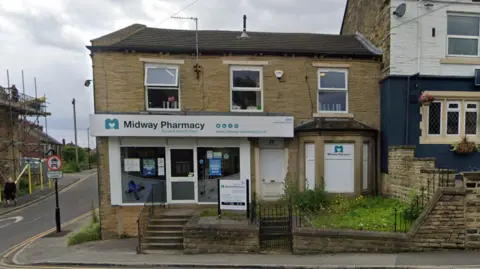 Google An exterior shot of The Midway Pharmacy in Pudsey, Leeds, 