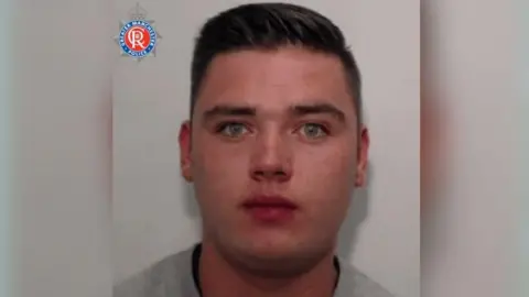 A mug shot of Joshua O’Dea after he was taken into police custody.