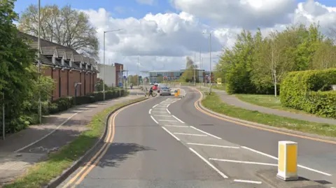 A Google Street image of Trinity Road in Ashford.