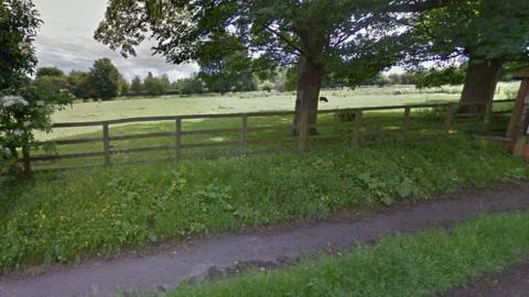 The proposed site for 26 new homes in Slingsby