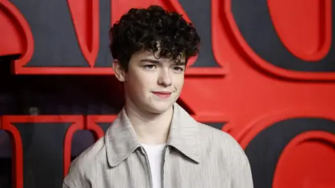 EPA Owen Cooper arriving at screening in London in November 2025 