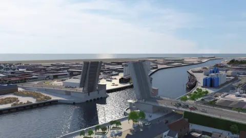 Norfolk County Council Great Yarmouth's third river crossing design