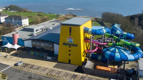 North Yorkshire Council Alparmare Waterpark in Scarborough