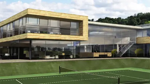 Park of Keir Artist impression of Murray Legacy project tennis club