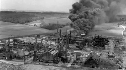 Getty image of the scene from above