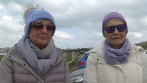 BBC Local residents Kay and Pam 