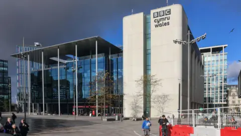 Getty Images Central Square in Cardiff where the BBC Cyrmu Wales building is