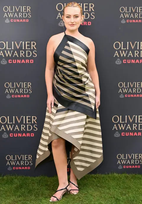 Getty Images Amelia Dimoldenberg attends The Olivier Awards 2026 with Cunard at the Royal Albert Hall on April 12, 2026 in London, England