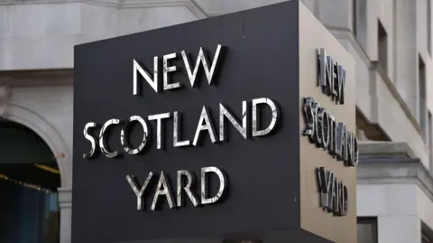 PA A Scotland Yard sign