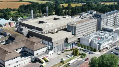 Royal Cornwall Hospital Trust Artist's impression of completed project at hospital. 