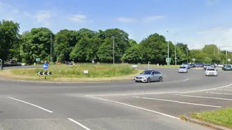 Google Lawnswood Roundabout