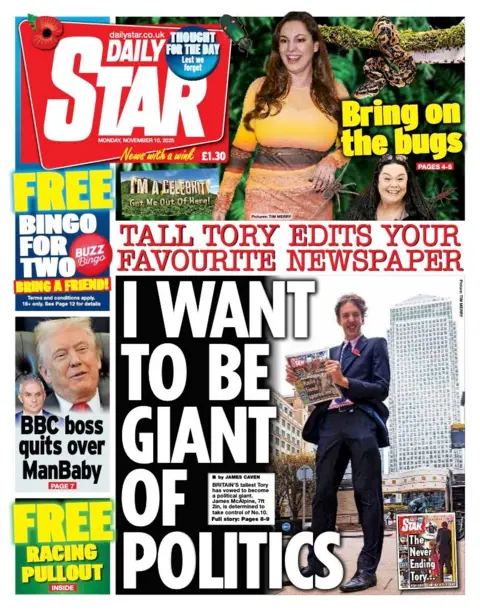  "I want to be giant of politics".