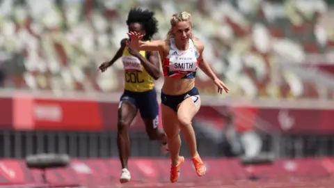 Getty Images Ali Smith running 
