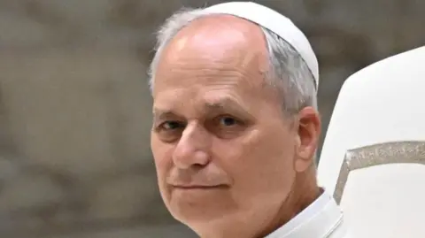 Close-up photo of Pope Leo XIV