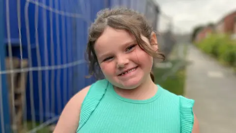 BBC/JULIA LEWIS Marnie Rae smiling at the camera