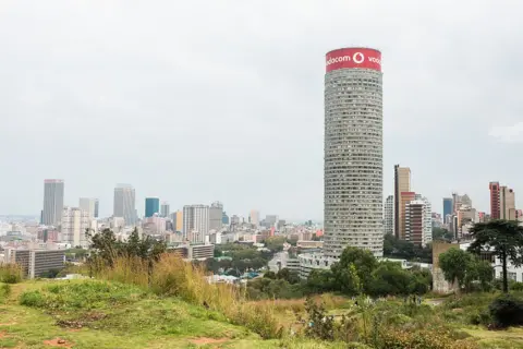 Getty Images An image of Ponte tower residential building on the city skyline in the Hillbrow district of Johannesburg, South Africa.