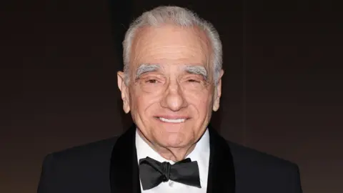 Getty Images  Martin Scorsese in a black dinner jacket and bow tie at the Taormina Film Festival on June 12, 2025