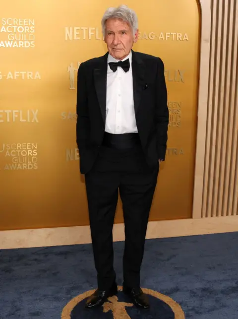 Reuters Harrison Ford attends the 31st Annual Screen Actors Guild Awards at Shrine Auditorium and Expo Hall on February 23, 2025 in Los Angeles, California