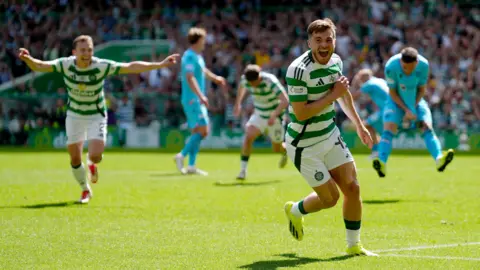 PA Celtic winger James Forrest's injury time equaliser means he has scored in 16 consecutive seasons for the club