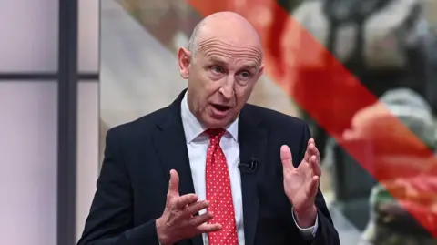 Jeff Overs/BBC Defence Secretary John Healey