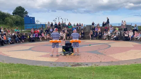 Westmorland and Furness Council Bread and Butter Theatre Company performing in July 2023