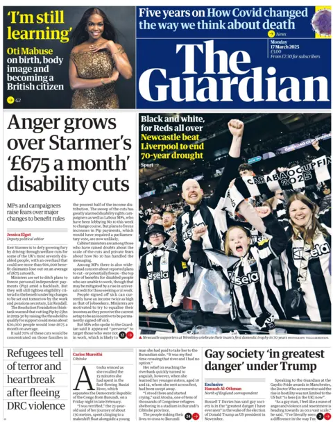  Anger grows over Starmer's £675 a month disability cuts