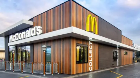 Planware Ltd Design of the new McDonald's of the A38, near Willington, Derbyshire