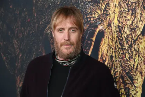 Getty Images Rhys Ifans at House of the Dragon press conference