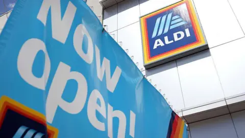 An Aldi grocery store pictured on 2 May 2025 in Washington, DC