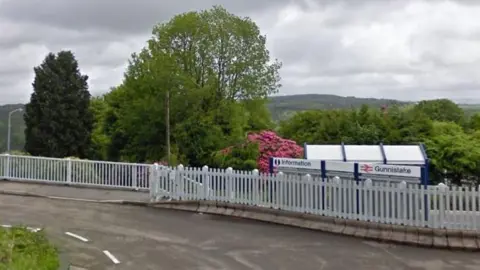 Google Street view of Gunnislake railway station