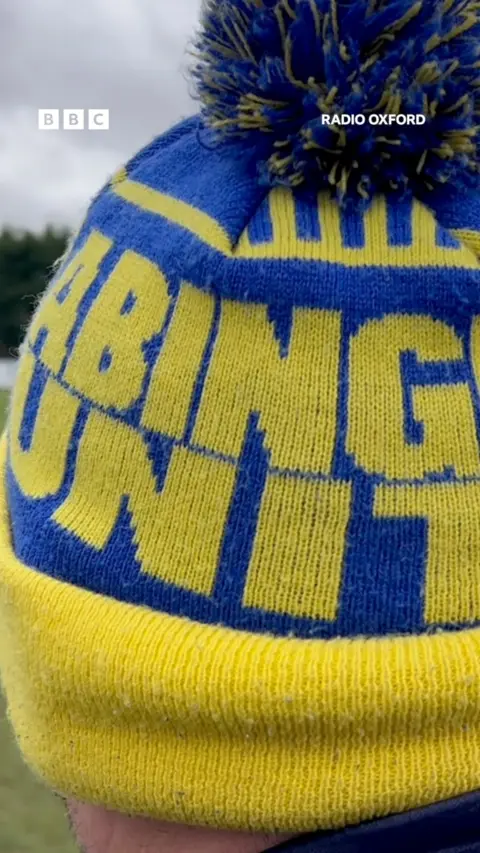 An Abingdon United woolly hat