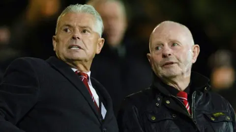 Aberdeen's Dave Cormack and Stewart Milne