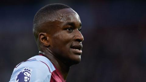 Aston Villa forward Moussa Diaby
