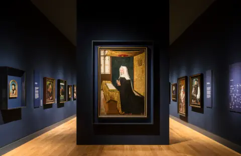 Nissen Richards Studio The Tudor Gallery, featuring Mady Margaret Beaufort by Meynnart Wewyck loaned by St John's College, Cambridge