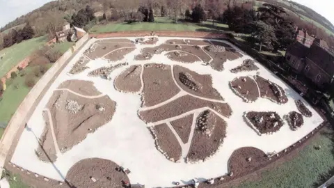 KEO Films Aerial shot of the beginnings of The World Garden in 2005