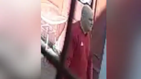 A CCTV image of the man the police is tracing to speak to.