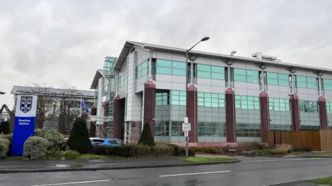 A general view of Reading police station, a three storey office building.