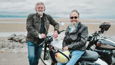 BBC Si King and Dave Myers; the Hairy Bikers