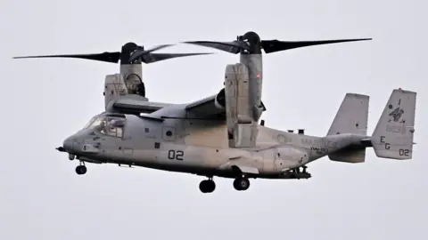 Getty Images US military aircraft near Puerto Rico, photographed on September 11.