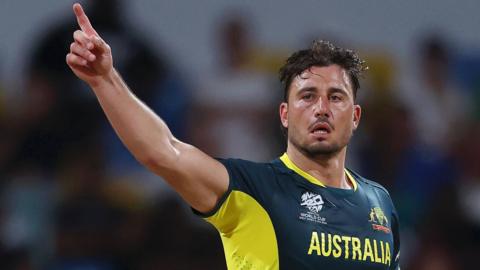 Marcus Stoinis celebrates a wicket