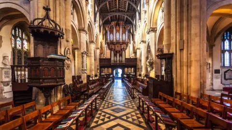 A view inside Christ Church Cathedral in Oxford.