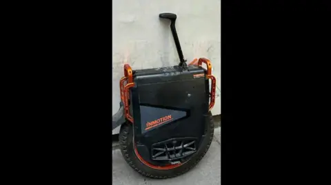 City of London Police Illegal unicycle 