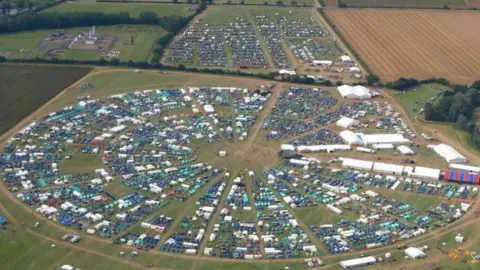 Essex Scouts An aerial picture of the 2012 jamboree, showing a huge encampment in the Essex countryside