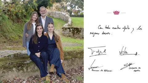 Spanish Royal Household The Spanish Royal Family's Christmas card