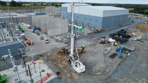 Paul Ashworth Work on the onshore converter substation in Swardeston.