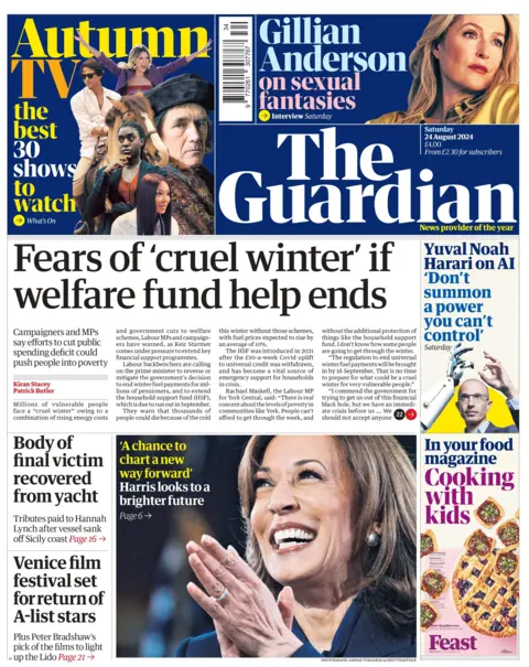 The Guardian: Fears of 'cruel winter' if welfare cuts