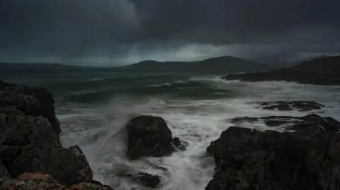 Getty Images Stormy weather in Western Isles