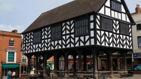 Getty Images Exterior of The Market House, Ledbury, Herefordshire, 