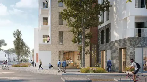 Worthing Borough Council An artist's impression of what the new Union Place development will look like.